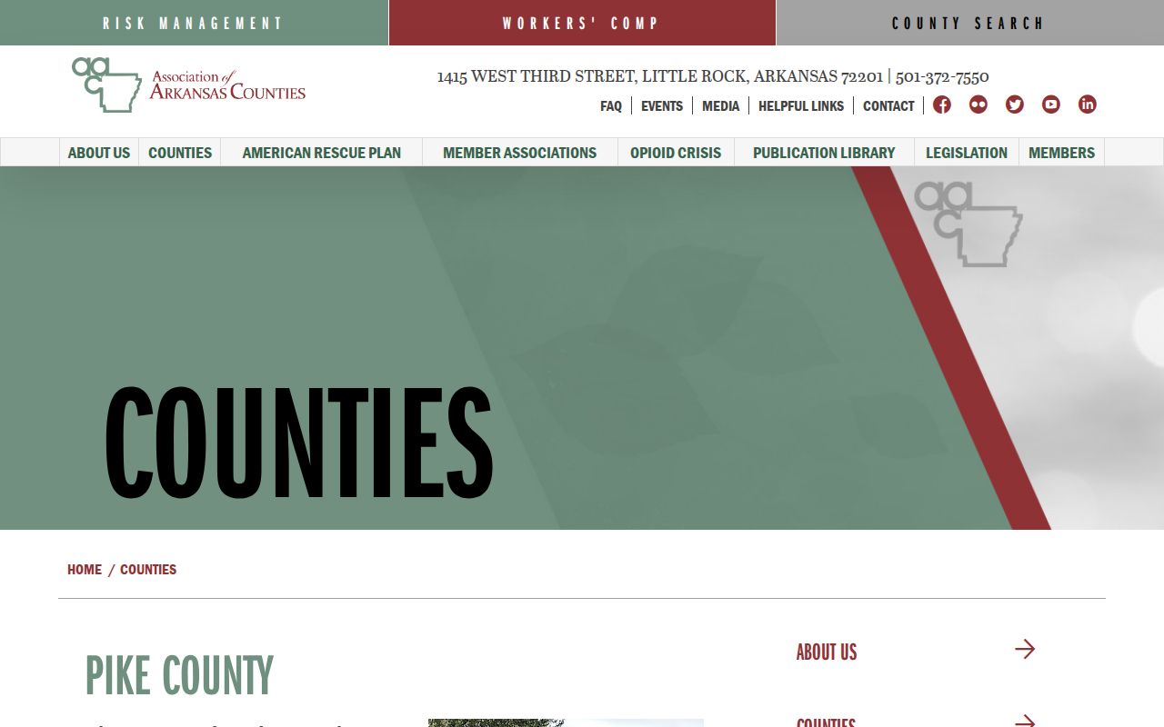 Pike County court docket and county government profile
