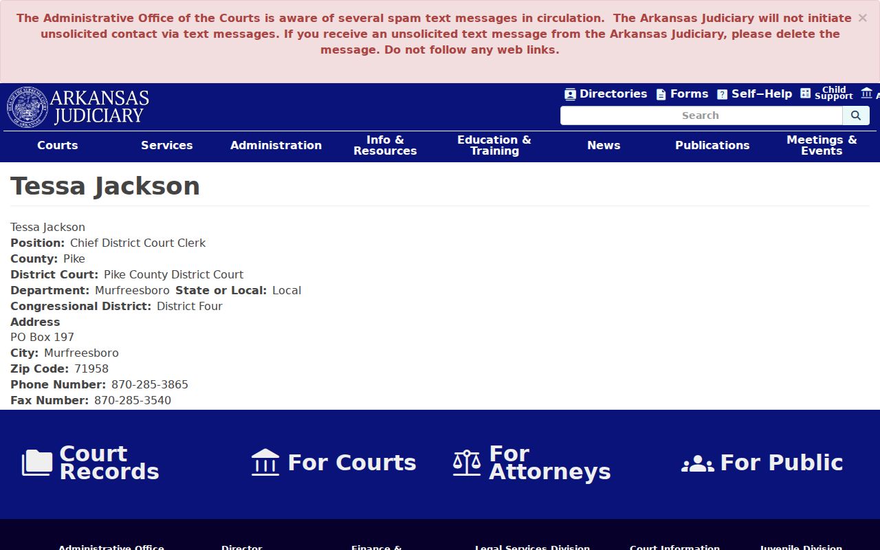 Murfreesboro court docket district clerk contact